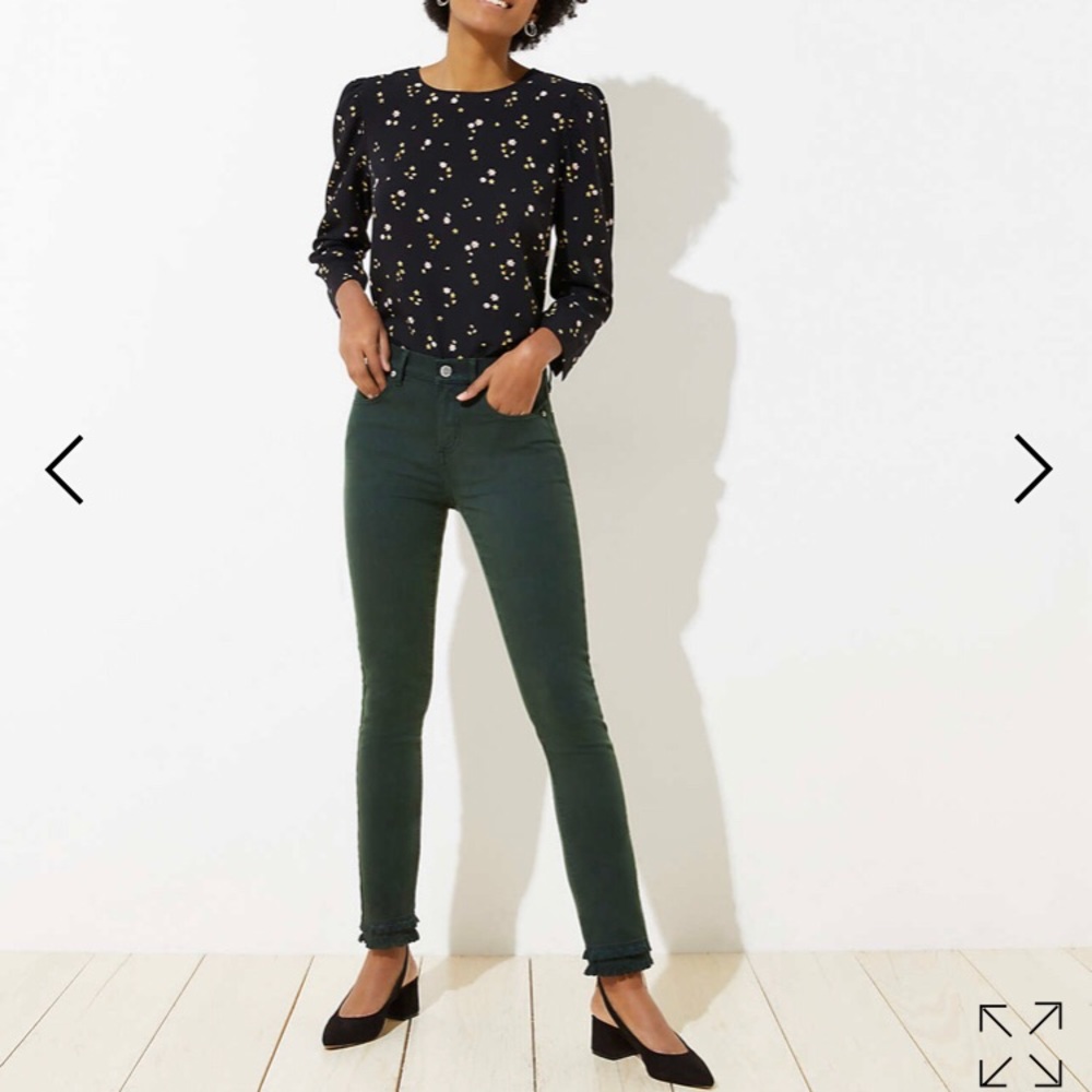 Petite Loft Modern Skinny Jeans